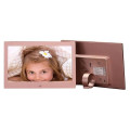 7" LCD Digital Photo Frame W/Brushed Metal Finish