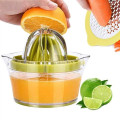 Manual Juicer / Fruit Squeezer with 17oz Built-in Strainer