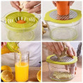 Manual Juicer / Fruit Squeezer with 17oz Built-in Strainer