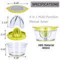Manual Juicer / Fruit Squeezer with 17oz Built-in Strainer