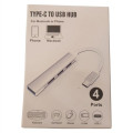 Ultra Slim Type C USB 3.0 Hub 4 Ports