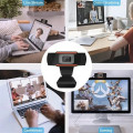 1080P USB Webcam with Microphone, Auto Light Correction