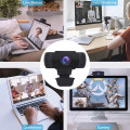 1080P USB Webcam with Microphone, Auto Light Correction