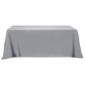 Flat Poly/Cotton 3-sided Table Cover - fits 8' standard table