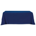 Flat Poly/Cotton 3-sided Table Cover - fits 8' standard table