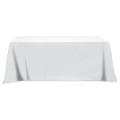 Flat Poly/Cotton 3-sided Table Cover - fits 8' standard table