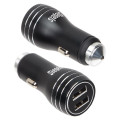 2-Port Smart USB Car Charger w/ Emergency Safety Hammer-3.1A