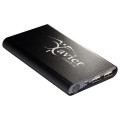 Max - 8000mAh Aluminum Power Bank with 2 USB Ports