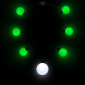 LED Medallion Ball Necklace - Variety of Colors Available