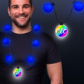 LED Medallion Ball Necklace - Variety of Colors Available