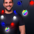 LED Medallion Ball Necklace - Variety of Colors Available