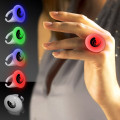 LED Light Up Glow Button Ring