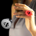 Red LED Light Up Glow Button Ring