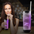 Purple Glow Motion Straws- 9"