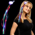 Patriotic LED Light Up  Ribbon Fascinator