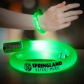 Green Flashing Coil Tube Bracelets