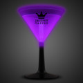 Purple 9 oz. Light Up Glow Martini Glass