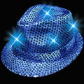 Sequin LED Light Up Fedora-Imprintable Bands Available