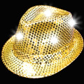 Sequin LED Light Up Fedora-Imprintable Bands Available