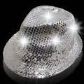 Sequin LED Light Up Fedora-Imprintable Bands Available