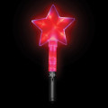 Huge Red 12" Flashing LED Light Up Glow Star Wand