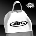 White 3" Metal Cowbell