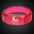 Pink 8" Lighted LED Glow Bangle Bracelet Jewelry