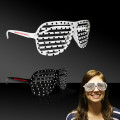 Black & White Sparkle Slotted Eyeglasses