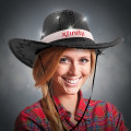 Black Sequin LED Cowboy Hats - Imprintable Bands Available