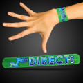 Green 8 3/4" Slap Bracelet