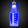 Bottle Blue Light-Up Acrylic Pendant Necklace