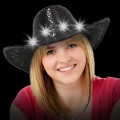 Sequin LED Cowboy Hats-Imprinted Bands Available