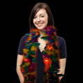 Mardi Gras LED Lighted Glow Feather Boa