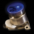 Blue Stock Flashing Light Up LED Glow Button