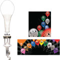 Assorted Colored LED with White Balloon