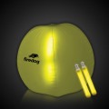 Translucent Yellow 24" Inflatable Beach Ball with Glow Stick