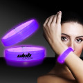 Purple 9" Deluxe Triple Wide Light Up Glow Bracelet