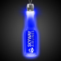 Round Bottle Blue Light-Up Acrylic Pendant Necklace