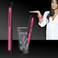 Pink 9" Light Up Glow Straw AND Bracelets