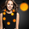 Orange LED Ball Necklace