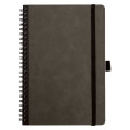 Faux Leather Spiral-Bound Notebook By Trilogy