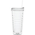 22 oz Made In The USA Tumbler with Lid  Straw