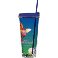 22 oz Made In The USA Tumbler with Lid  Straw