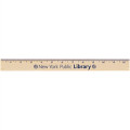 12" Natural Finish Ruler