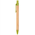 The Albury Bamboo Wheat Straw Click-Action Ballpoint Pen