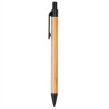 The Albury Bamboo Wheat Straw Click-Action Ballpoint Pen