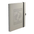 7" x 10" FSC® Mix Spiral JournalBook® with Pen Por