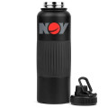 Goliath 40oz. Powder-Coated Stainless Bottle w/No-Slip Grip