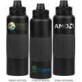 Goliath 40oz. Powder-Coated Stainless Bottle w/No-Slip Grip