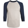 Augusta Sportswear Youth Wicking Polyester Raglan Sleeve ...